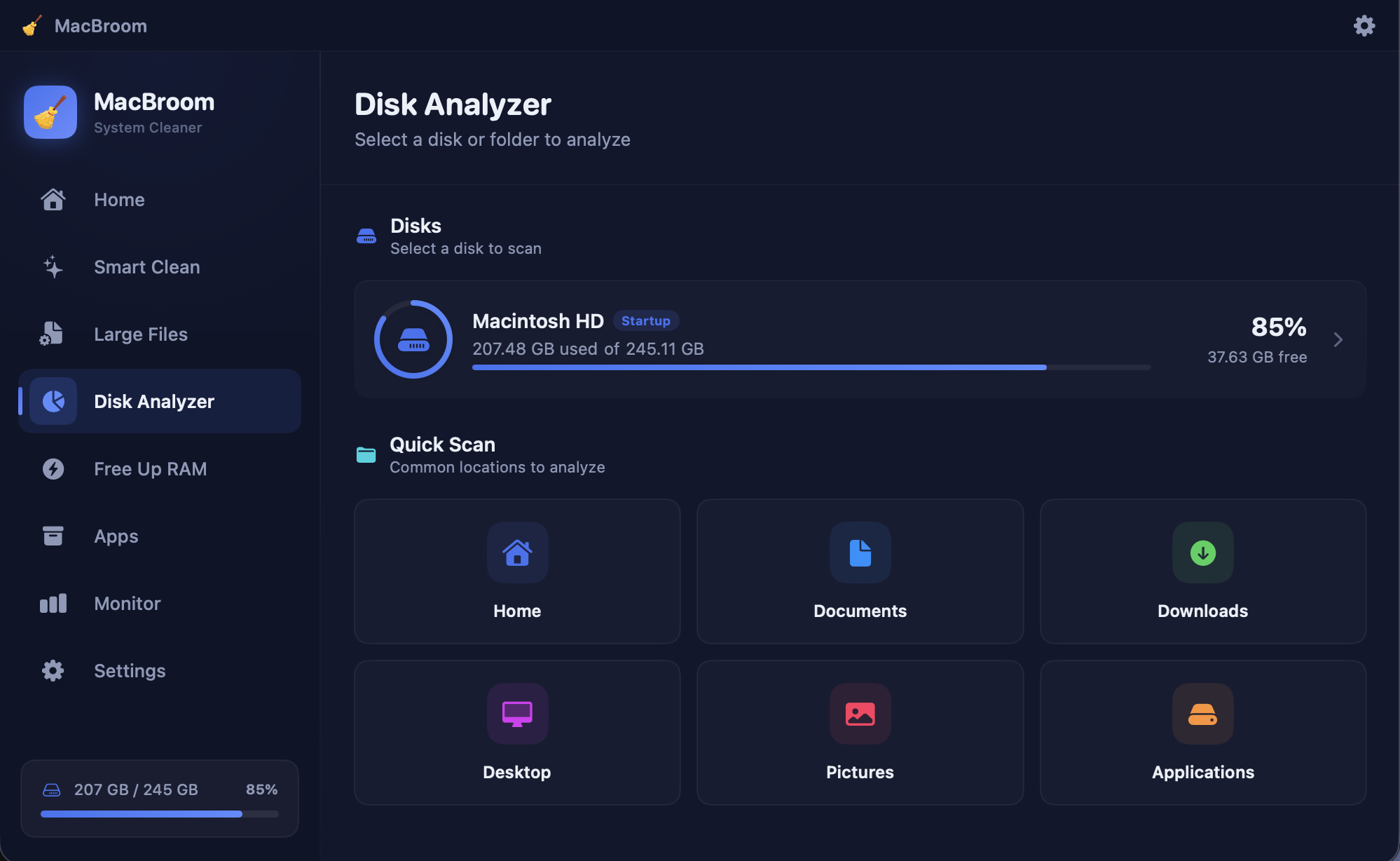 Disk Analyzer screenshot